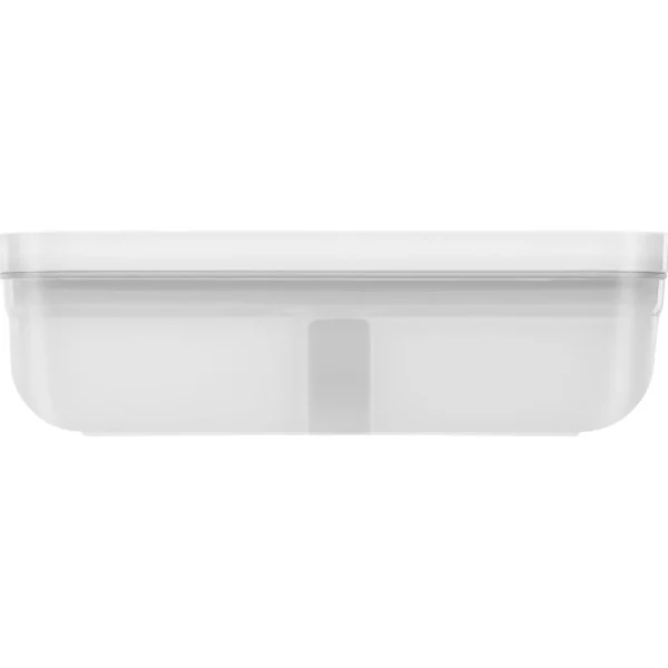 ZWILLING Vaccum Lunch Boxes*L Flat Vacuum Lunch Box, Plastic, Semitransparent-Grey
