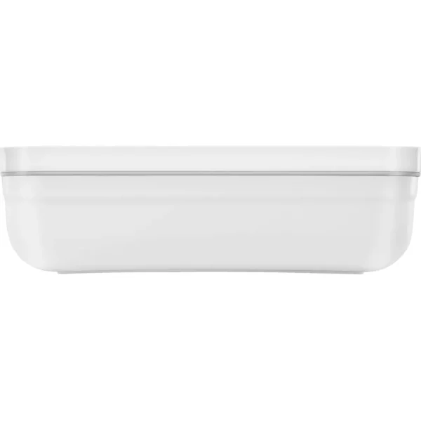 ZWILLING Vaccum Lunch Boxes*L Flat Vacuum Lunch Box, Plastic, White-Grey