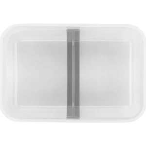 ZWILLING Vaccum Lunch Boxes*L Flat Vacuum Lunch Box, Plastic, Semitransparent-Grey
