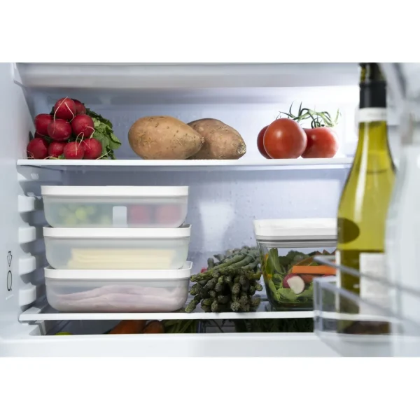 ZWILLING Vaccum Lunch Boxes*L Flat Vacuum Lunch Box, Plastic, Semitransparent-Grey