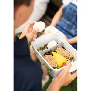 ZWILLING Vaccum Lunch Boxes*Large Dinos Vacuum Lunch Box, Plastic, White-Grey
