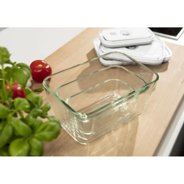 ZWILLING Vacuum Seal Containers*Large Vacuum Container, Glass, Grey