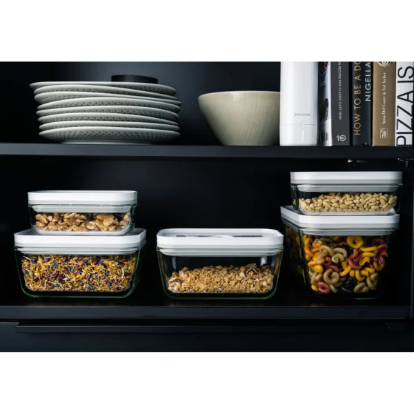 ZWILLING Vacuum Seal Containers*Large Vacuum Container, Glass, Grey