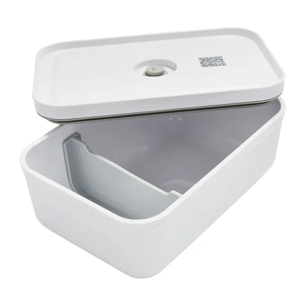 ZWILLING Vaccum Lunch Boxes*Large Vacuum Lunch Box, Plastic, White-Grey
