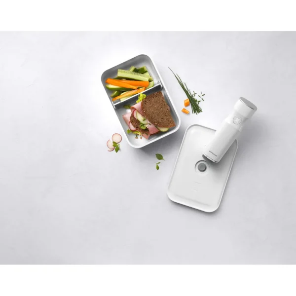 ZWILLING Vaccum Lunch Boxes*Large Vacuum Lunch Box, Plastic, White-Grey