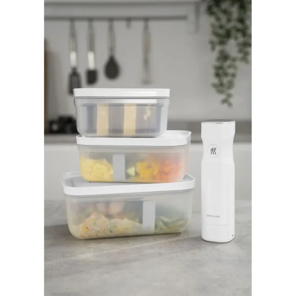ZWILLING Vaccum Lunch Boxes*Large Vacuum Lunch Box, Plastic, Semitransparent-Grey