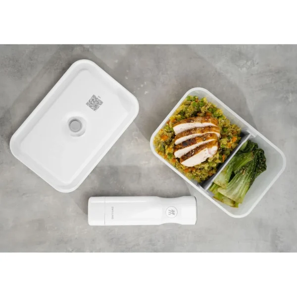 ZWILLING Vaccum Lunch Boxes*Large Vacuum Lunch Box, Plastic, Semitransparent-Grey