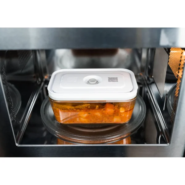 ZWILLING Vacuum Seal Containers*Medium / 2-Pc Medium Vacuum Container, Glass, Grey