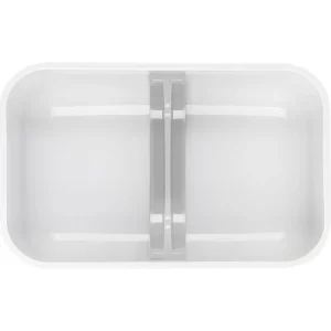 ZWILLING Vaccum Lunch Boxes*Medium Dinos Vacuum Lunch Box, Plastic, White-Grey