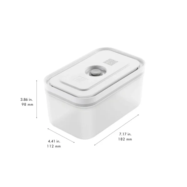 ZWILLING Vacuum Seal Containers*Medium Vacuum Container, Plastic, Semitransparent-Grey