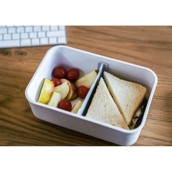 ZWILLING Vaccum Lunch Boxes*Medium Vacuum Lunch Box, Plastic, White-Grey