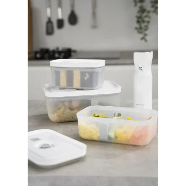 ZWILLING Vaccum Lunch Boxes*Medium Vacuum Lunch Box, Plastic, Semitransparent-Grey