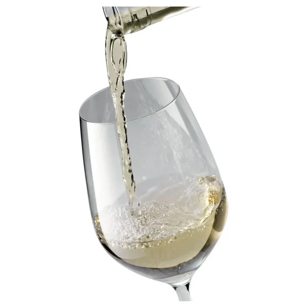 ZWILLING Glassware*13 Oz / 6-Pc  Burgundy White Glass Set Transparent