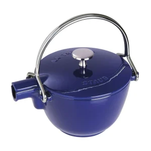 STAUB Tea Kettles*42.5 Oz, Round, Tea Kettle, Dark Blue