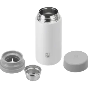 ZWILLING Thermo Flasks*14.25-Oz  Tea & Fruit Infuser Bottle White-Grey