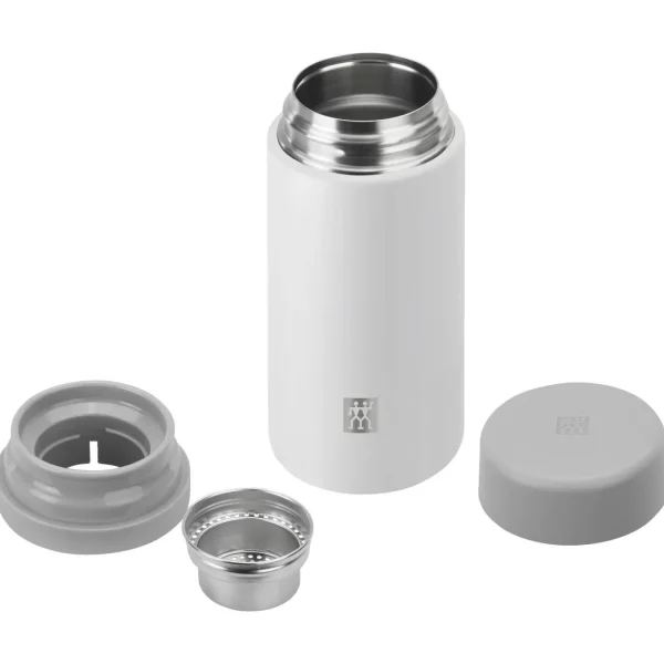 ZWILLING Thermo Flasks*14.25-Oz  Tea & Fruit Infuser Bottle White-Grey