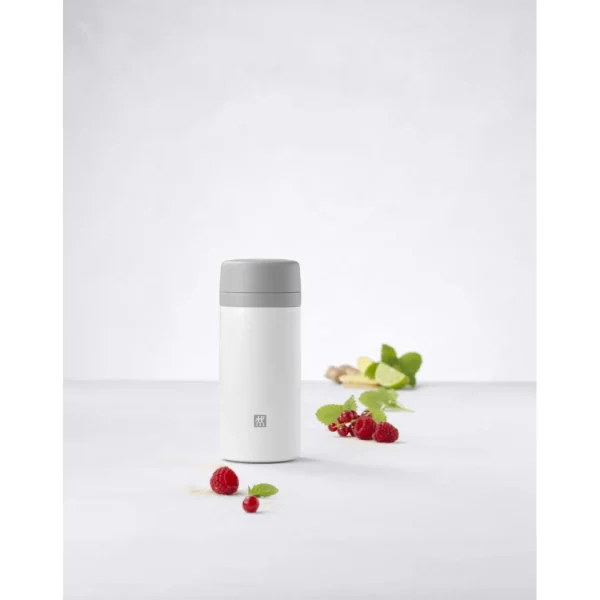 ZWILLING Thermo Flasks*14.25-Oz  Tea & Fruit Infuser Bottle White-Grey