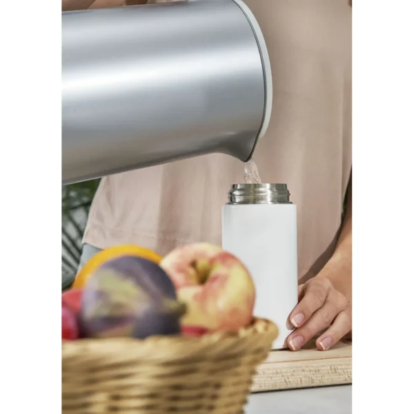 ZWILLING Thermo Flasks*14.25-Oz  Tea & Fruit Infuser Bottle White-Grey