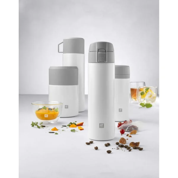 ZWILLING Thermo Flasks*15-Oz  Travel Bottle White-Grey