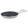 ZWILLING Cookware Sets*2-Pc, 18/10 Stainless Steel, Ceramic, Non-Stick, Frying Pan Set, Silver