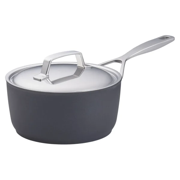 DEMEYERE Cookware Sets*10-Pc, Aluminum Nonstick Cookware Set Silver-Black