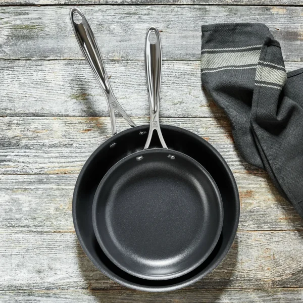 ZWILLING Cookware Sets*2-Pc, Aluminum, Non-Stick, Frying Pan Set Black Matte