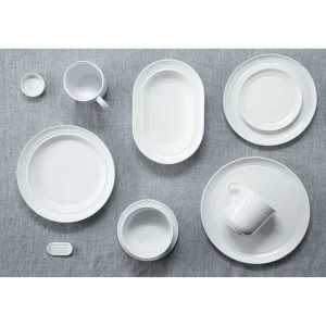 STAUB Dinner Plates*4-Pc, Appetizer Plate Set White