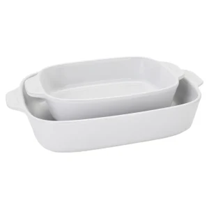 HENCKELS Cake Pans*8-Pc, Bakeware Set, White
