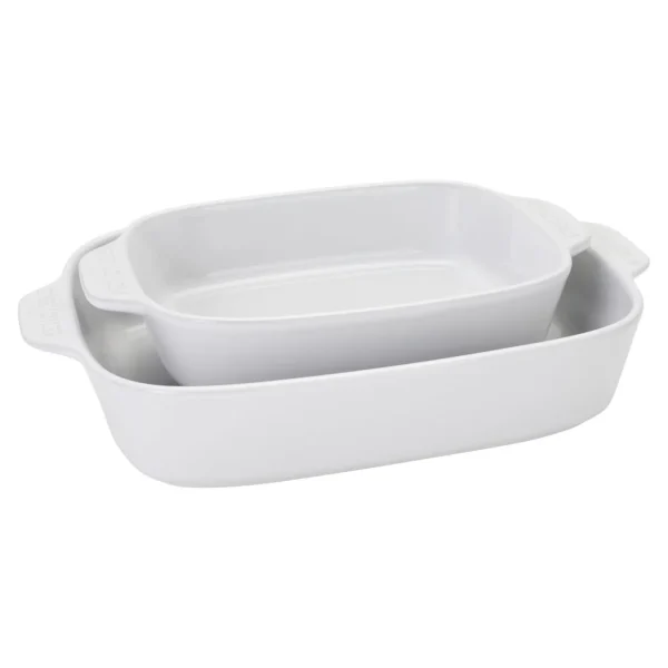 HENCKELS Cake Pans*8-Pc, Bakeware Set, White