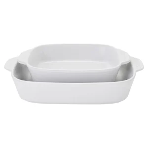 HENCKELS Cake Pans*8-Pc, Bakeware Set, White