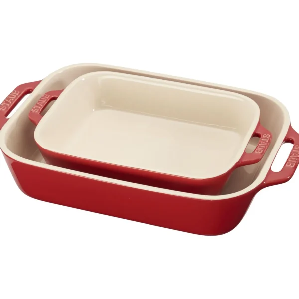 STAUB Bowls*4-Pc, Baking And Bowl Set, Cherry