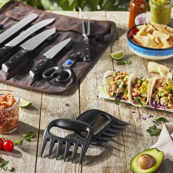 HENCKELS Knife Sets*9-Pc Barbecue Carving Tool Set Black Matte