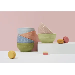 STAUB Dessert Bowls*6-Pc, Bowl Set Macaron, Mixed Colors