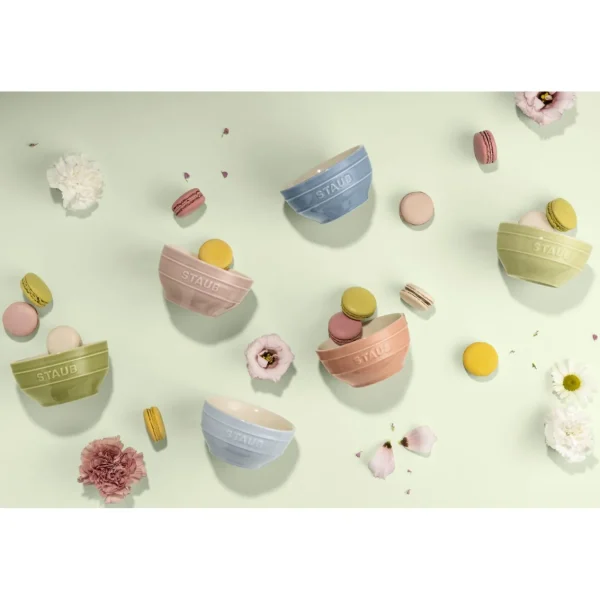 STAUB Dessert Bowls*6-Pc, Bowl Set Macaron, Mixed Colors