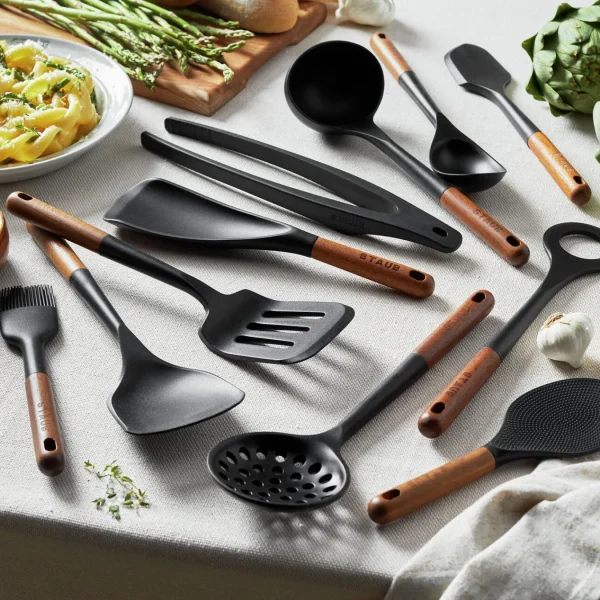 STAUB Kitchen Utensil Sets*11-Pc Complete Set, Silicone Black Matte