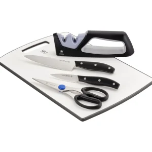 HENCKELS Knife Sets*5-Pc, Essential Prep Set Black Matte
