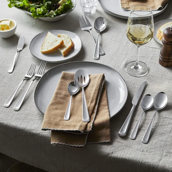 HENCKELS Flatware Sets*45-Pc Flatware Set, 18/10 Stainless Steel Silver