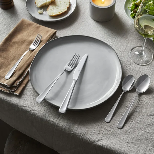 HENCKELS Flatware Sets*45-Pc Flatware Set, 18/10 Stainless Steel Silver