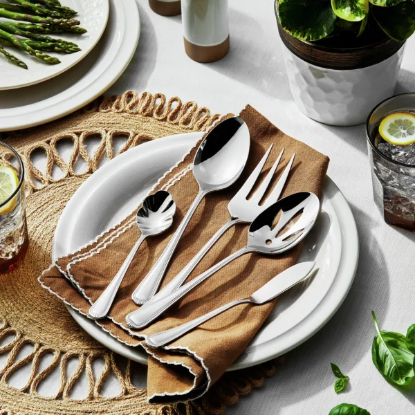 HENCKELS Flatware Sets*65-Pc Flatware Set, 18/10 Stainless Steel Silver