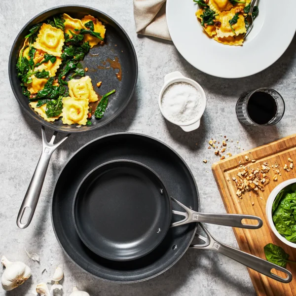 ZWILLING Cookware Sets*3-Pc, Fry Pan Set Black Matte