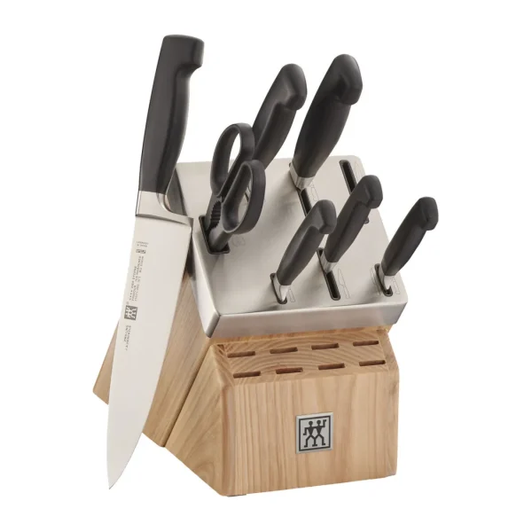 ZWILLING Self Sharpening Knife Sets*8-Pc, Knife Block Set, Black Matte