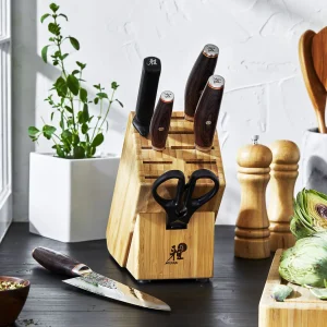 MIYABI Knife Block Sets*7-Pc, Knife Block Set, Natural