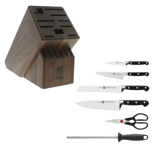 ZWILLING Knife Block Sets*7-Pc, Knife Block Set, Walnut