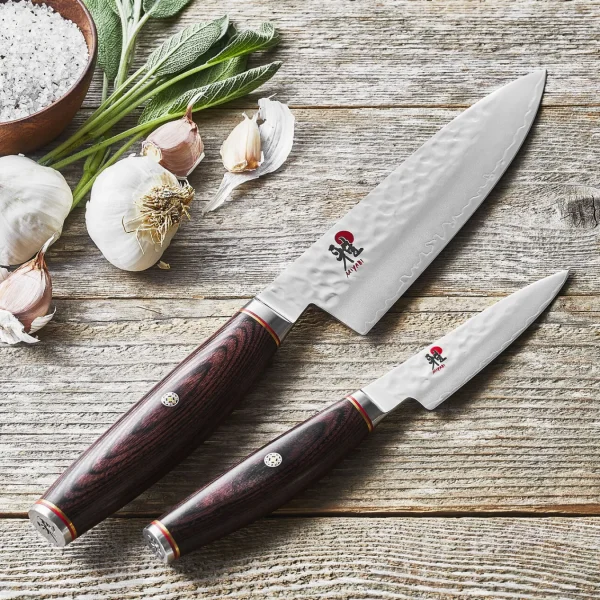 MIYABI Knife Sets*2-Pc, Knife Set Brown