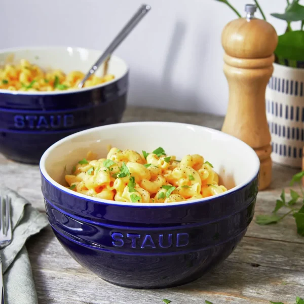 STAUB Cereal Bowls*2-Pc, Large Universal Bowl Set, Dark Blue