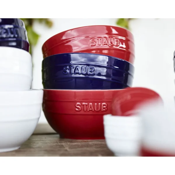 STAUB Cereal Bowls*2-Pc, Large Universal Bowl Set, Dark Blue