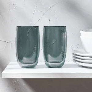 ZWILLING Glassware*2-Pc, Latte Glass Set Grey