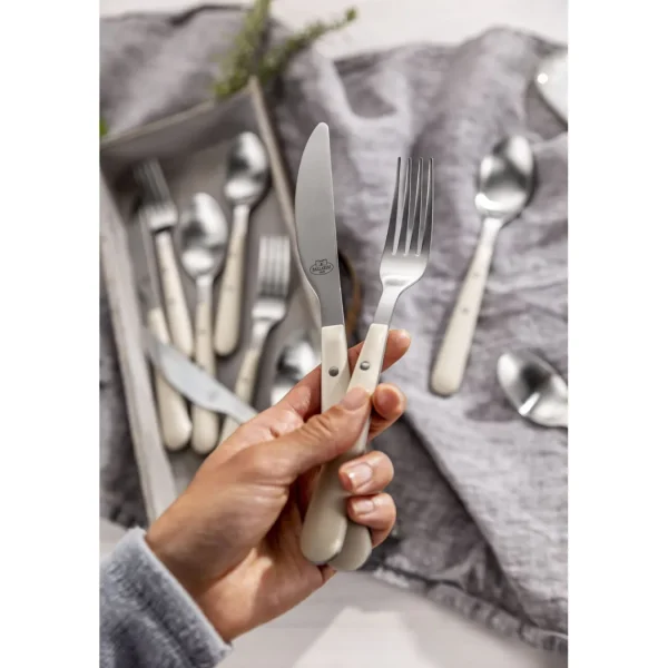 Ballarini Flatware Sets*20-Pc, Matte, Flatware Set, Cream