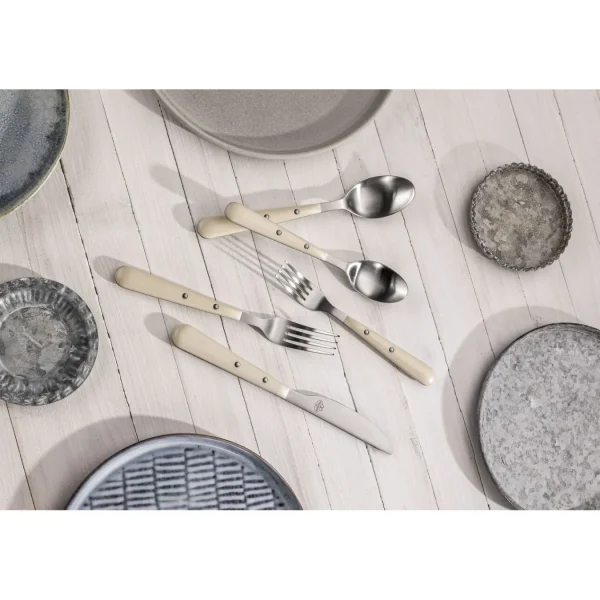 Ballarini Flatware Sets*20-Pc, Matte, Flatware Set, Cream