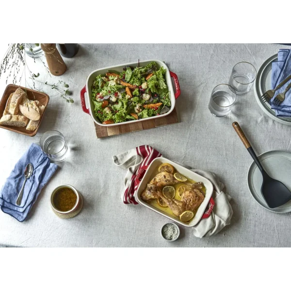 STAUB Cake Pans*3-Pc, Mixed Baking Dish Set, Cherry